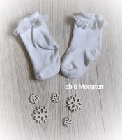 Rüschen Socken weiß ab 6 Monaten (0.50€) Sachsen - Burkau Vorschau