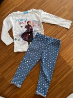 Longshirt Frozen Anna und Elsa Gr. 98 leggings jeansoptik blau Sachsen - Moritzburg Vorschau