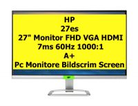 HP 27es | 27" Monitor FHD VGA HDMI 7ms 60Hz 1000:1 Pc Monitore Bi Mitte - Wedding Vorschau