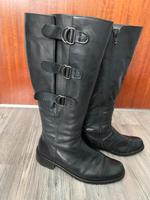 schwarzer Lederstiefel Gabor Gr. 37 Rheinland-Pfalz - Kirn Vorschau
