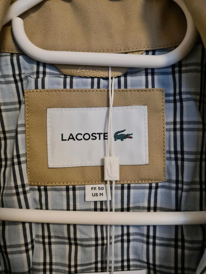 NEU OVP Lacoste Übergangsjacke 50 / M beige in Düsseldorf