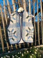 Weste Patchwork quilt Steppweste Vintage handgenäht sezane sea ny Nordrhein-Westfalen - Hellenthal Vorschau