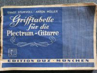 Grifftabelle für Plectrum Gitarre. Vintage Gitarrenschule Nordrhein-Westfalen - Plettenberg Vorschau