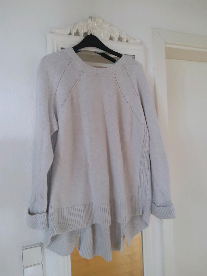 Oui Pullover hellgrau gr 46 in Blaubeuren