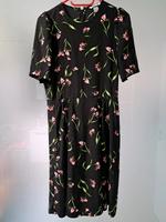 Schwarz geblümtes Kleid von H&M Gr. 40 Bayern - Altenstadt Iller Vorschau