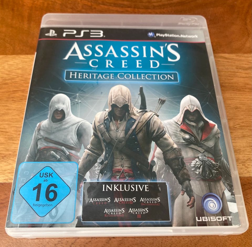 PS3 Assassins Creed Heritage Collection 5 Spiele auf 1xCD in Lübeck