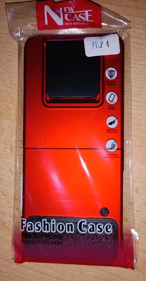 Samsung Galaxy Z Flip 4 Hard PC Case Cover Rot Red in Gütersloh
