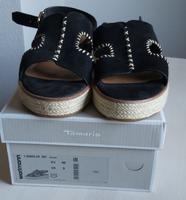 Tamaris Sandalen schwarz (Echtleder) Größe 40 Schleswig-Holstein - Ahrensburg Vorschau