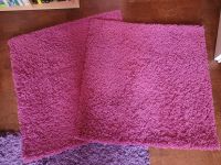 2x IKEA Hampen Langflor-Teppich, 80x80 cm, fuchsia Nordrhein-Westfalen - Rheine Vorschau