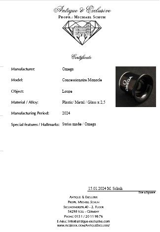 Orig. 2024 Omega Konzessionär Dark side of Moon Monokel Lupe OVP Sammler Neuwertig Top Versand Händler DHL Uhr Herren Damen Unisex Geschenk Set Full set Neuw. Echt in Igel