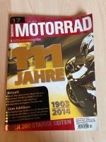 Zeitschrift, Motorrad, 1.8.2014, Jubiläumsausgabe, 111 Jahre Baden-Württemberg - Rangendingen Vorschau