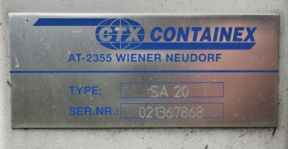 CONTAINEX 20`Sanitärcontainer mit Miniküche in Bruchköbel