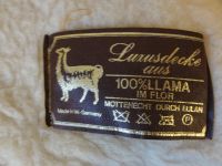 Wolldecke/ Luxusdecke aus 100% Lama im Flor   - Oberbett - Köln - Porz Vorschau