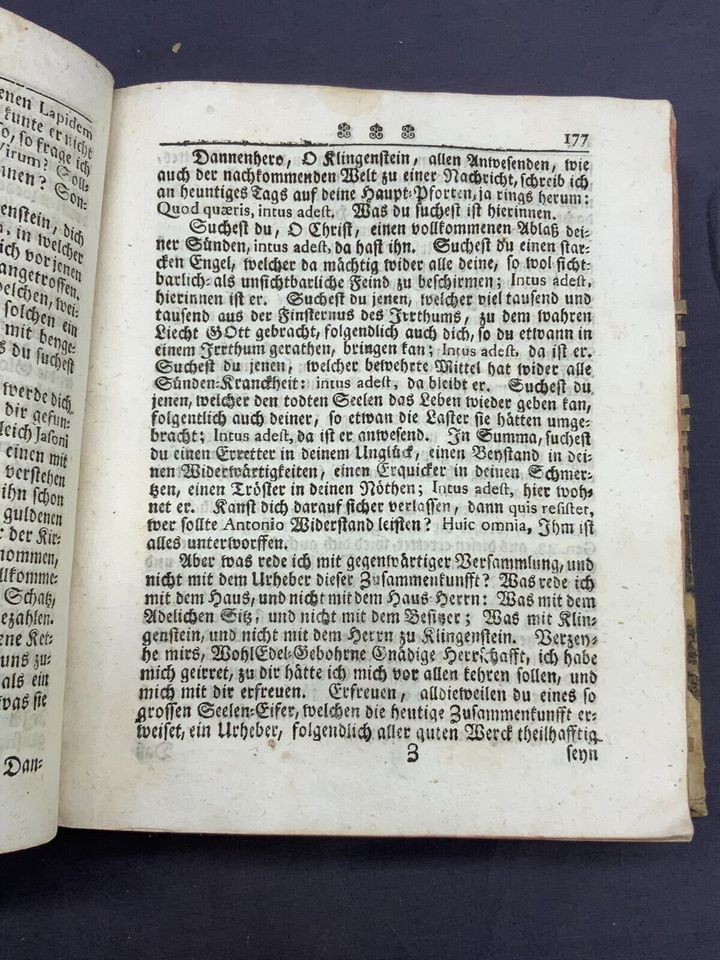 ANTIKES BUCH VON 1743 GEISTLICHER KRAMER LADEN - Versand kostenlos - Wir sind für Sie da lokal in 86830 Schwabmünchen oder online ARTHOME24 in Schwabmünchen