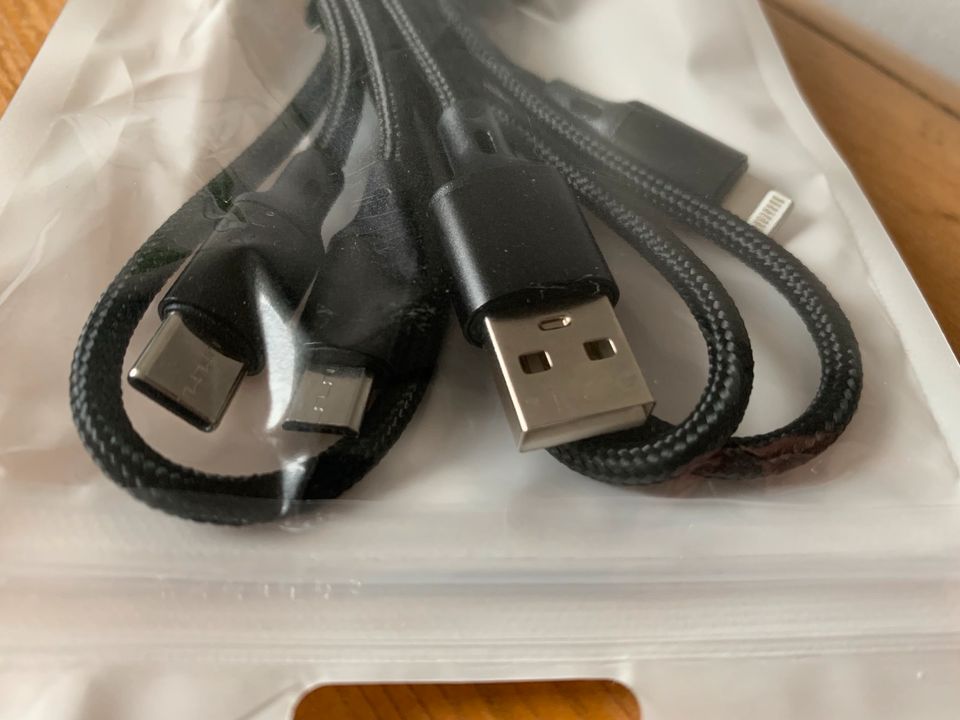 Ladekabel, 3in1, USB, Handyladekabel, iPhone in Oelsnitz / Vogtland