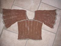 Da-Häkelkurzpullover Gr.S, nougat-goldfarben, Handarbeit, neuw. Baden-Württemberg - Welzheim Vorschau