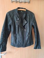 Schwarze Jacke ONLY Gr. 38  Biker style Lederoptik Thüringen - Weimar Vorschau