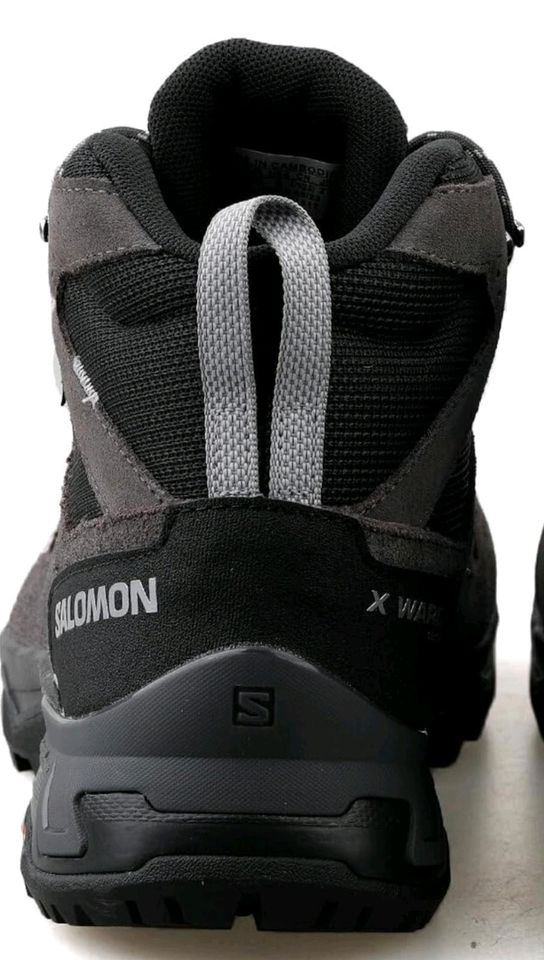 Wie NEU*Gr.41 1/3*Salomon X Ward Leather Mid GTX*Outdoorschuhe in Schmalkalden