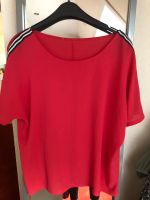 Leichtes rotes Shirt - knitterfrei - mit Paspel - Gr. 42/44 Bayern - Goldbach Vorschau