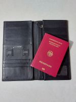 Reisebrieftasche /Travel Wallet - Leder schwarz Hessen - Seeheim-Jugenheim Vorschau