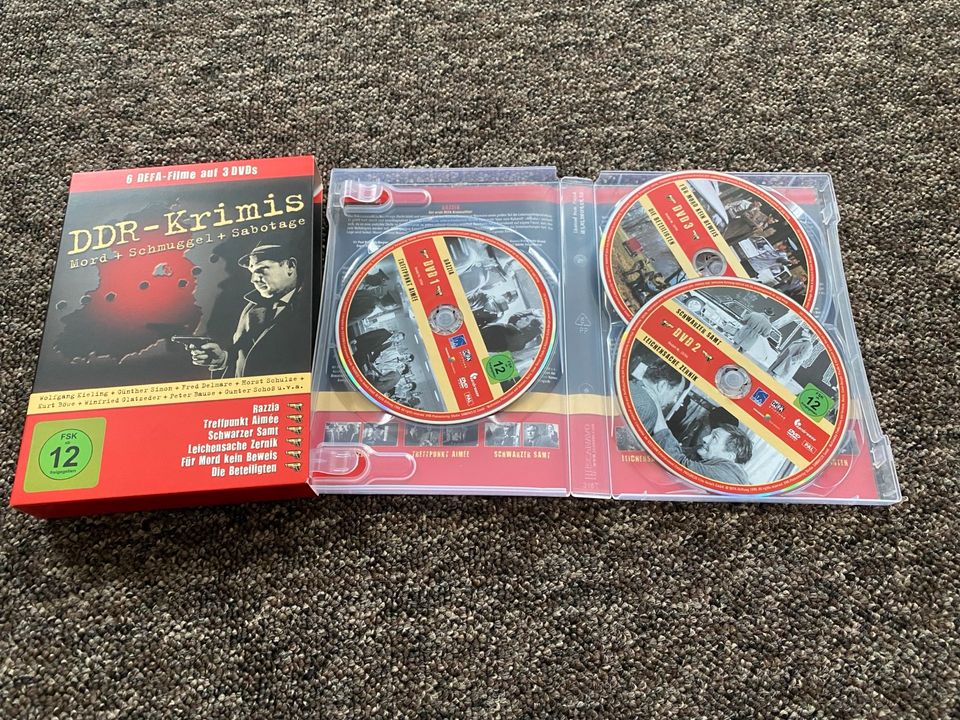 Verschiedene DVD‘s, DDR, BILD, Krimi in Leipzig