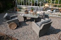 Gartenlounge Geflechtlounge 1 Sofa 2  Sessel Tisch statt 999€ Niedersachsen - Gnarrenburg Vorschau