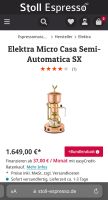Elektra Micro Casa Semi-Automatica SX Berlin - Lichtenberg Vorschau