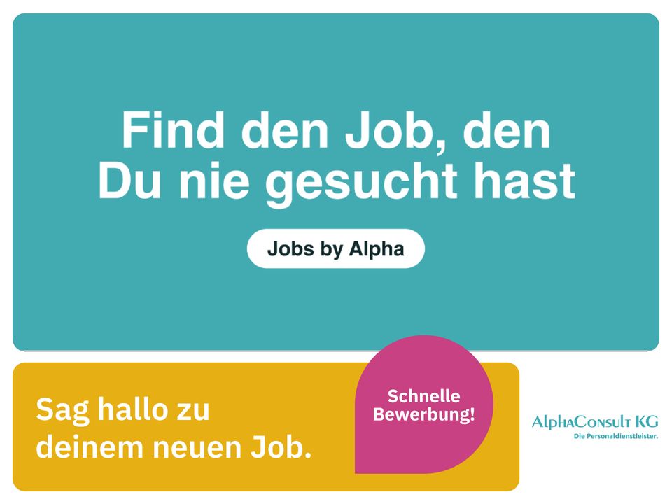 Maschinenbediener (m/w/d) (AlphaConsult Premium) *16 - 17 EUR/Stunde* in Jena Anlagenbediener  Maschinenarbeiter in Jena