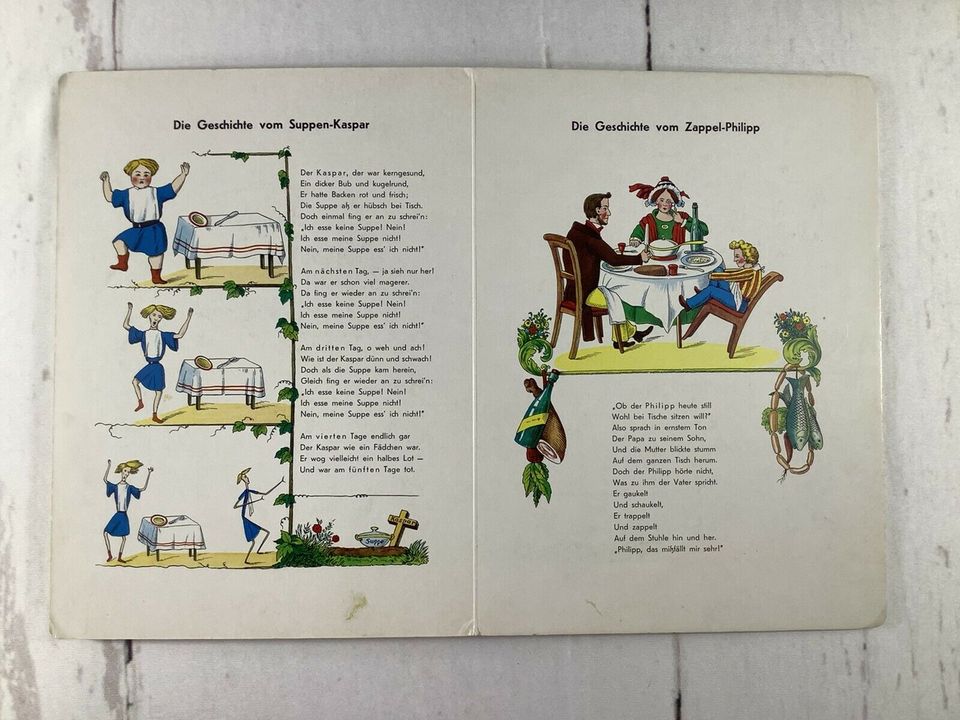 Der Struwwelpeter Pestalozzi Verlag Buch ca 1950 in Wittingen