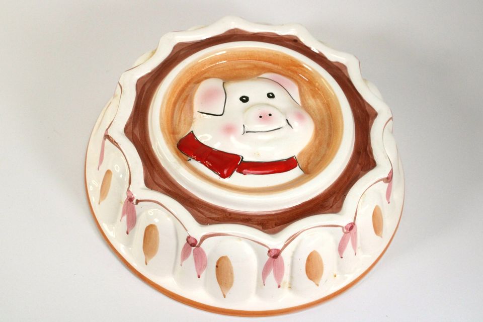 Puddingform Keramik Schwein Wandform Keramikform in Kammerforst