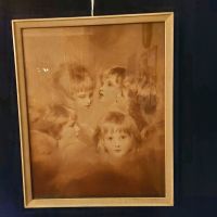 5 Engel, Bild in sepia im Holzrahmen mit Glas Schleswig-Holstein - Bordesholm Vorschau