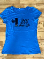 S. Oliver T Shirt Gr . M 38 live laugh love blau toller Spruch Nordrhein-Westfalen - Finnentrop Vorschau