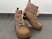 Braune Schnür-Stiefel von H&M Divided Gr. 38 Aachen - Preuswald Vorschau