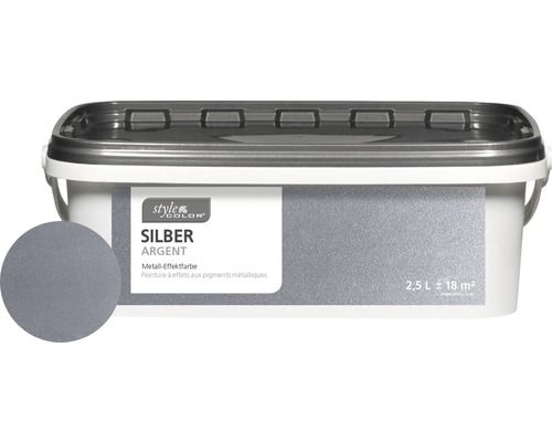 Wandfarbe StyleColor silber 2,5 l in Garbsen