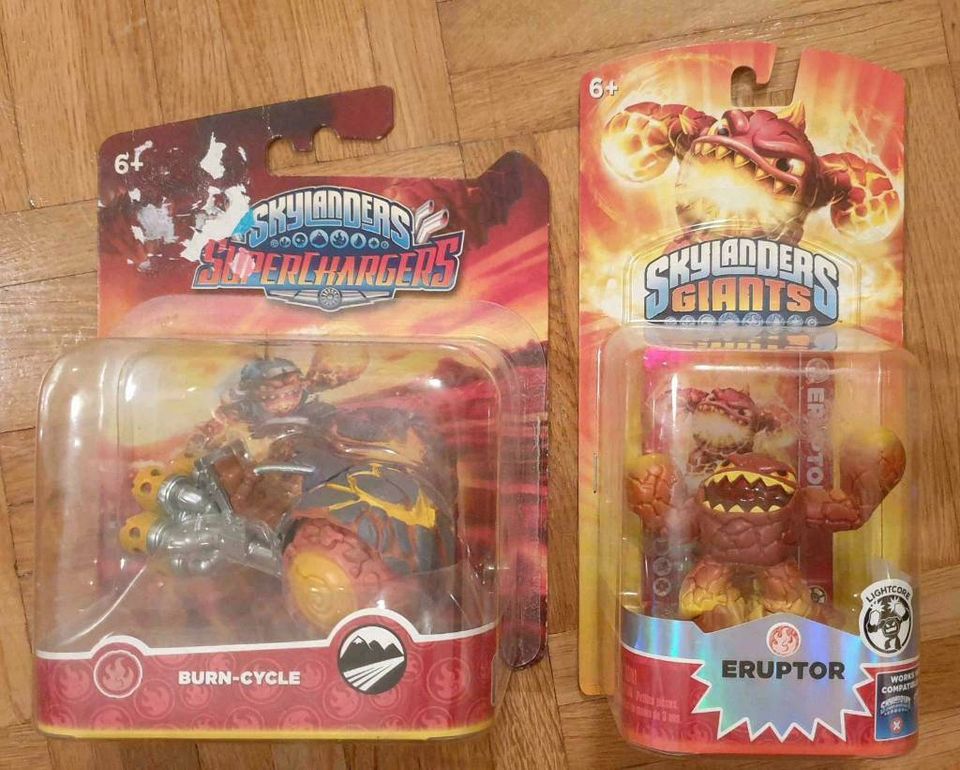 Skylanders Giants ERUPTOR & BURN-CYCLE, Neu & OVP in Unterschleißheim