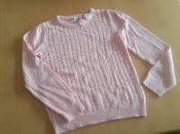 H&M Zopf Pullover Strick Zopfmuster rosa 110-116 NEU Bayern - Burglengenfeld Vorschau