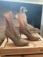 Beige Stiefeletten Stretch Größe 41 NA-KD☘️ Dresden - Laubegast Vorschau