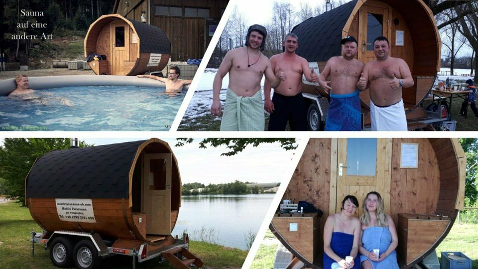 Mobile Sauna, mobile Fasssauna mieten. Top Angebote in Pfarrkirchen