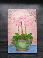 MAR Kunst ACRYL Original BILD Gemälde Orchidee Niedersachsen - Quakenbrück Vorschau