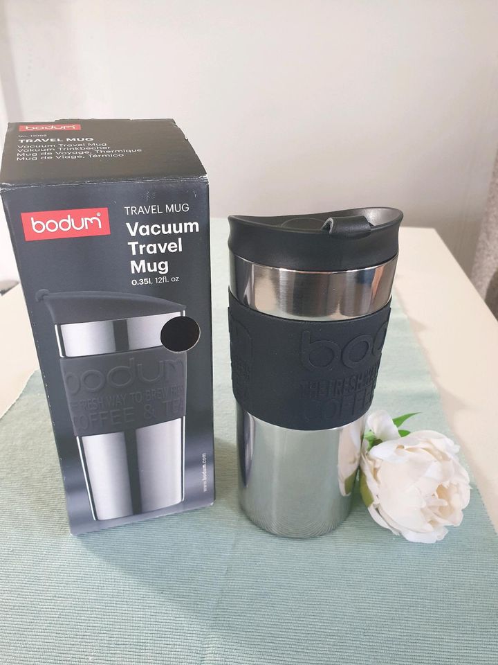 Bodum Travel Mug 350ml schwarz rostfreier Stahl in Dötlingen