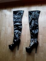 Lack Overknee Stiefel Lack Nordrhein-Westfalen - Finnentrop Vorschau