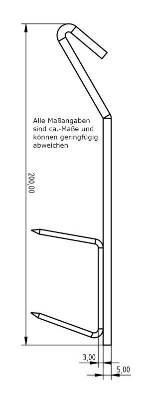 Räucherhaken Edelstahl Fischhaken Fischräucherhaken in Bad Neustadt a.d. Saale