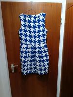 weiß blaues Sommerkleid in Größe 40 Bayern - Karlsfeld Vorschau