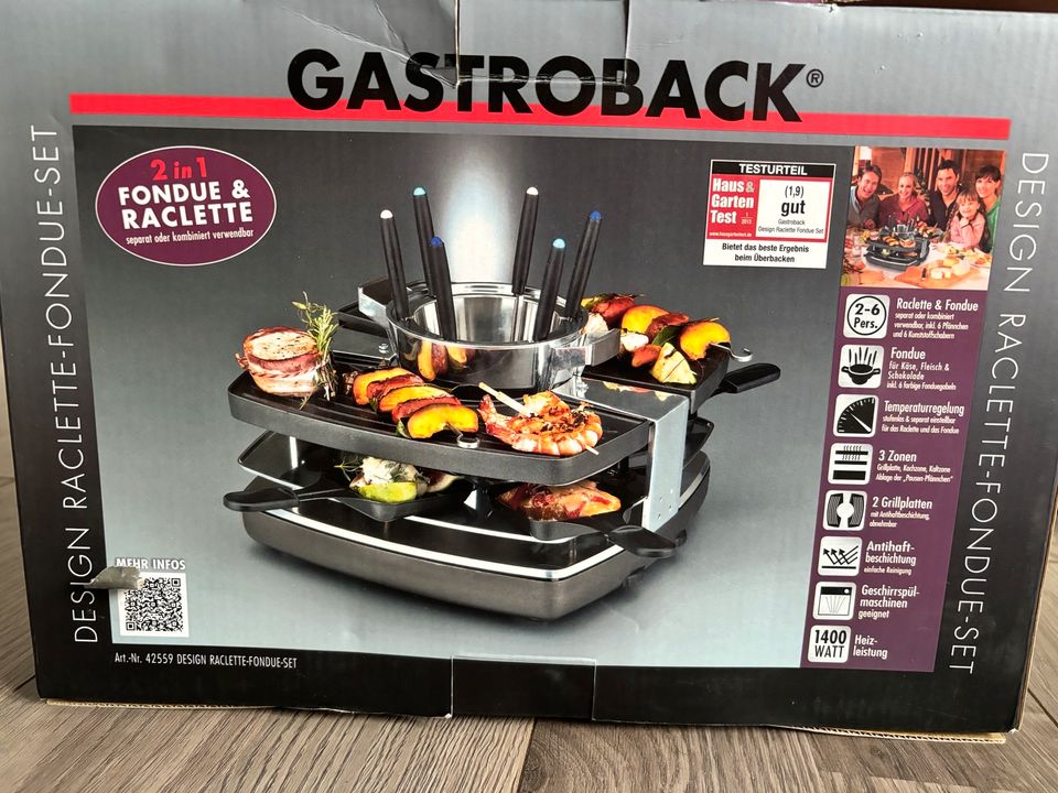 Gastroback Raclette-Fondue Set 2in1 in Ilmenau