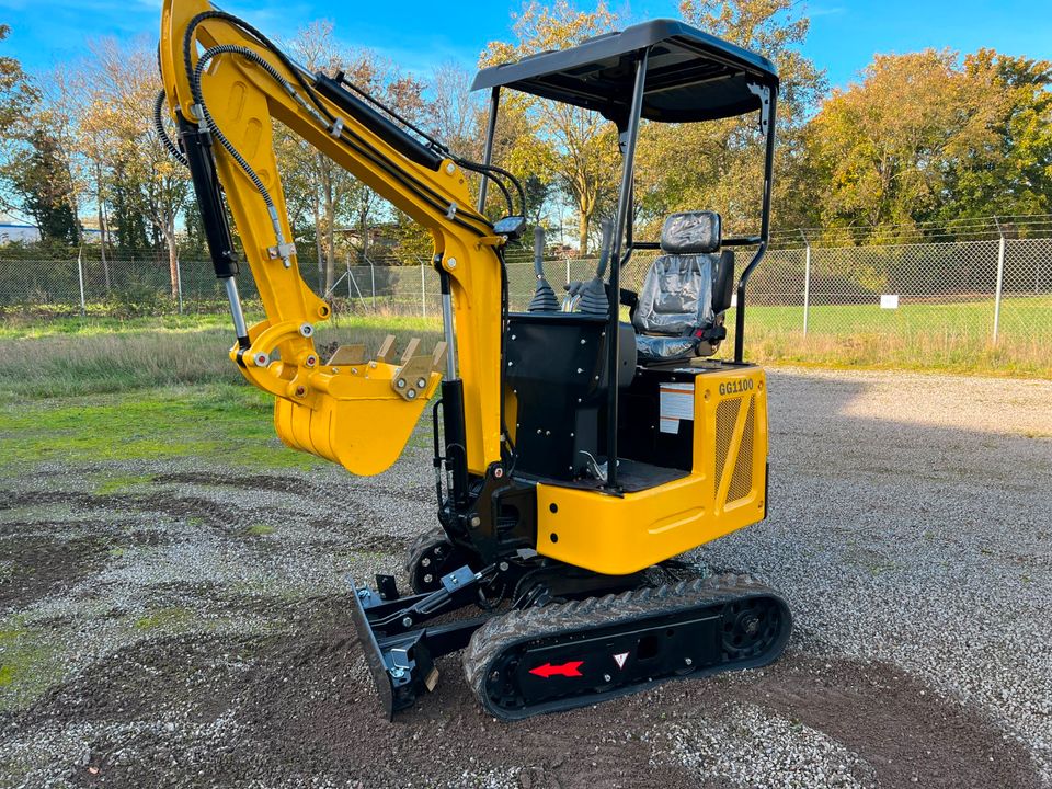 ‼️ Neu Minibagger GG1100  ‼ Kubota Motor, Knick, Verstel ‼️ in Haren (Ems)