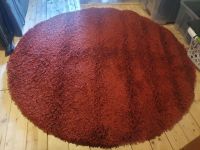 Teppich rund 160 cm Shaggy Terracotta Thüringen - Uder Vorschau