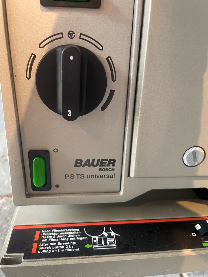 Bauer P8 TS Projektor | Rarität | Funktioniert in Hamburg