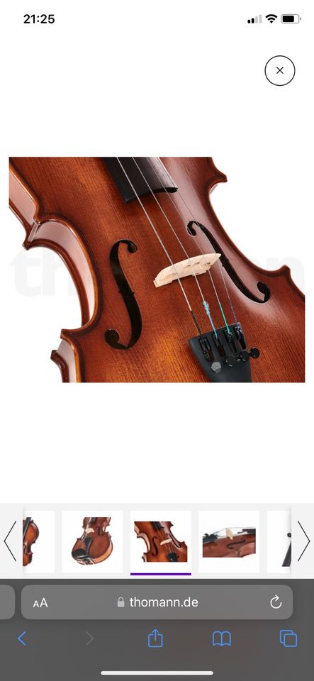 Geige Violine 4/4 Student Set so gut wie neu inkl. Bogen & Tasche in Bonn
