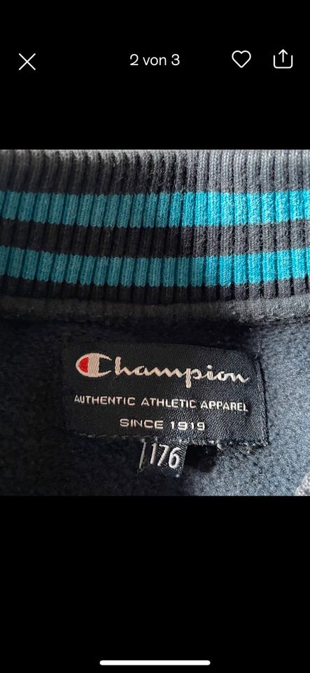 Champion Jacke 176, Mütze dazu geschenkt in Quierschied