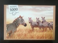 Puzzle Zebras / Wildlife, 1000 Teile - wie neu! Bayern - Erlangen Vorschau